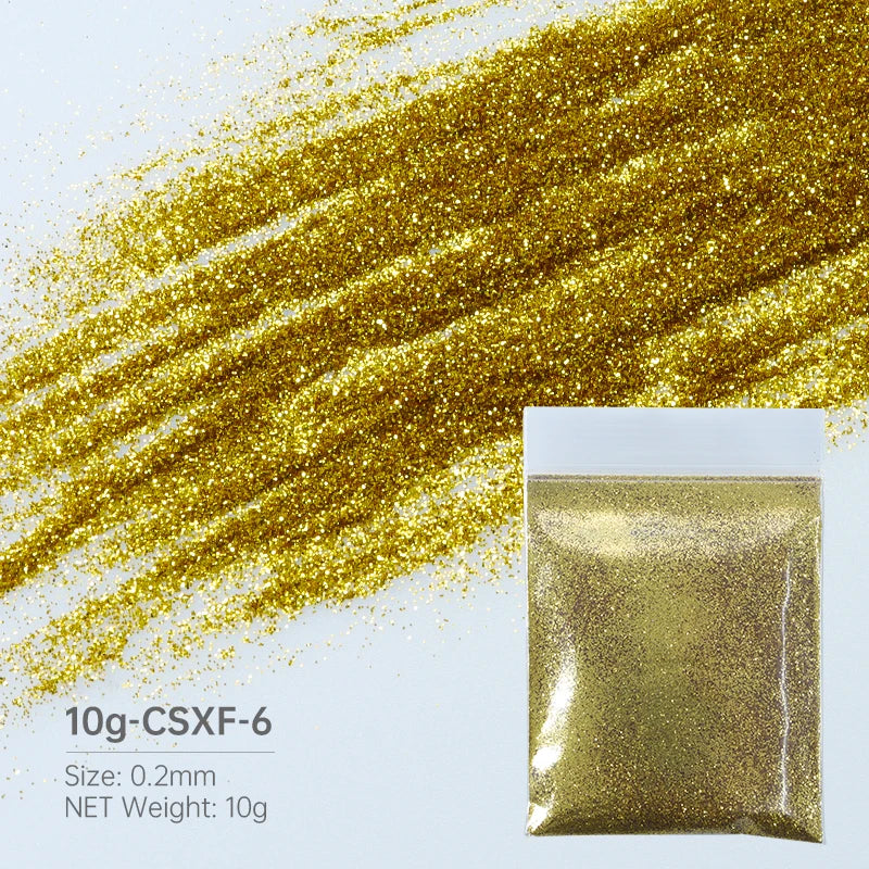 10g Shiny Sugar Powder Epoxy Resin Pigment – Iridescent Colored Glitter for Resin Crafts & Silicone Mold Fillers